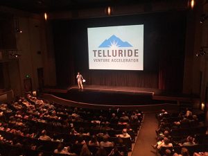 Jesse Johnson speaking at Telluride Venture Accelerator event